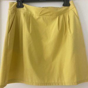 Yellow High Waisted Skirt Size M